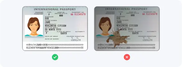 Document quality example